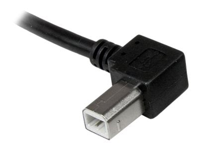 STARTECH.COM 1m USB 2.0 A to Left Angle B Cable - Anschlussansicht