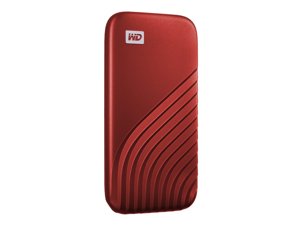 WD My Passport SSD 1TB Red Vorderansicht