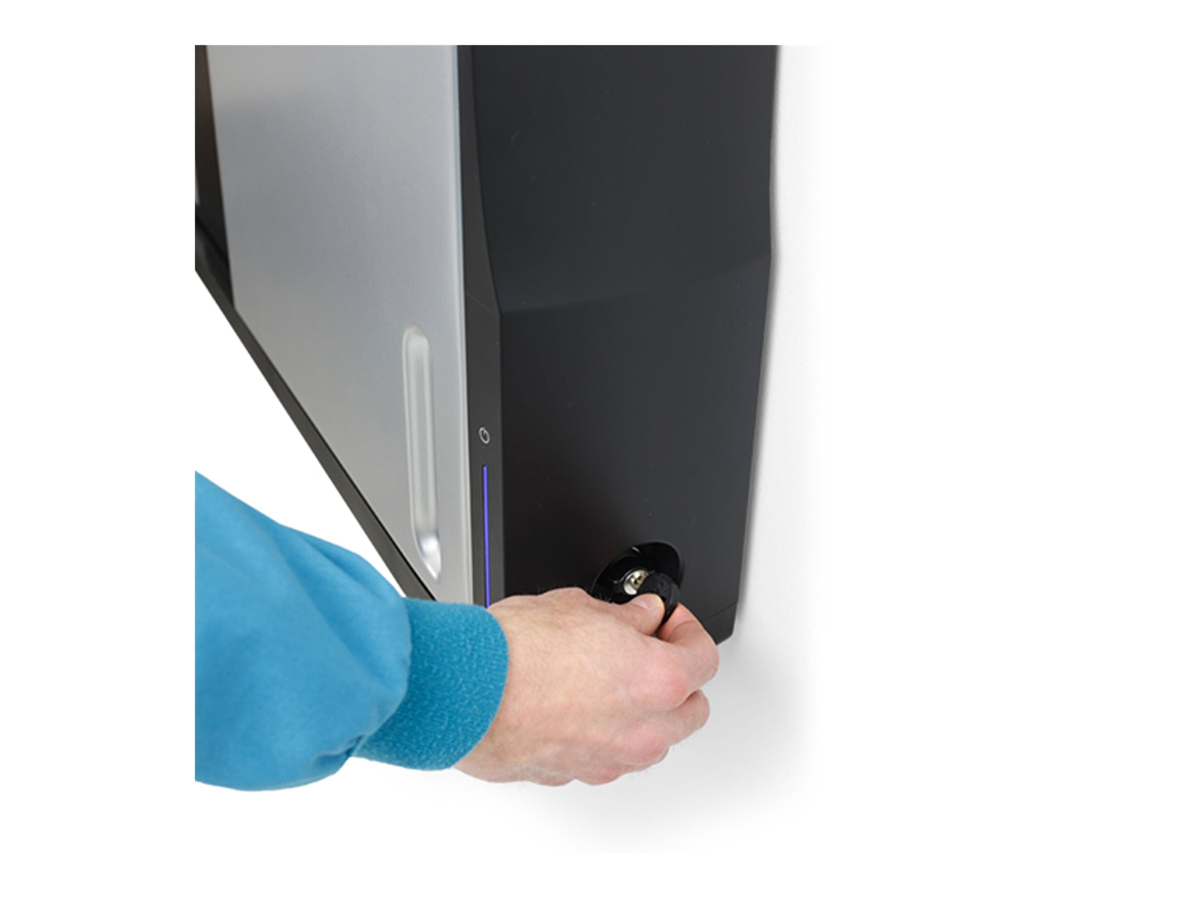 Detailansicht der Schiebetür des ERGOTRON Zip12