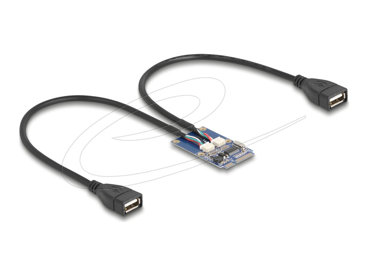 DELOCK Mini PCIe Adapter Vorderansicht