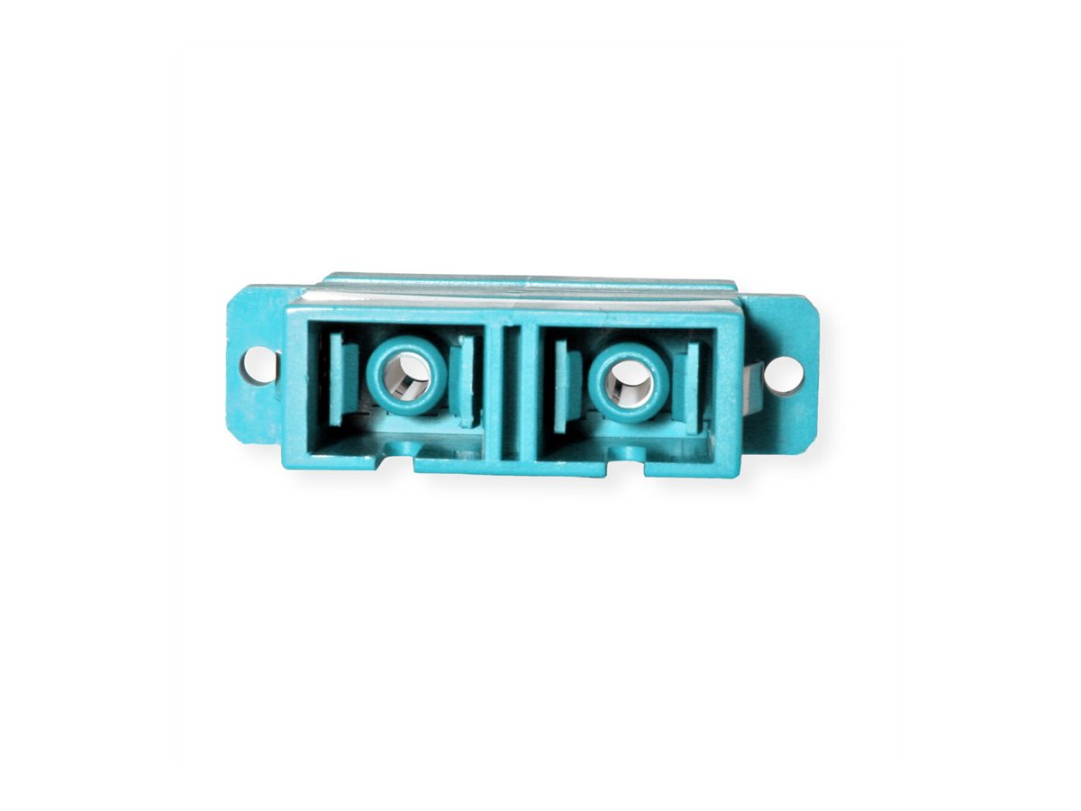 ROLINE LWL-Adapter SC Duplex Multimode PB Vorderansicht
