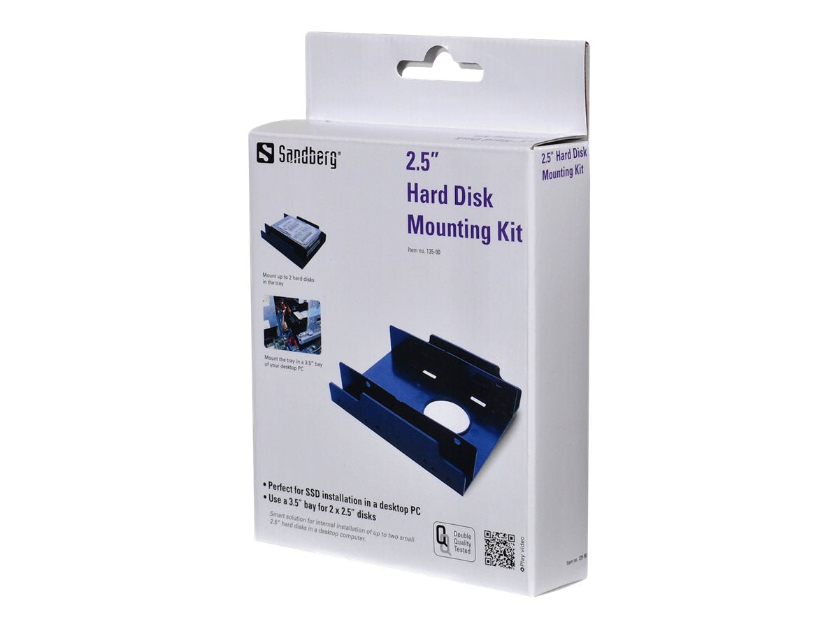 SANDBERG 6,35cm 2,5 Zoll Hard Disk Mounting Kit - Vorderansicht