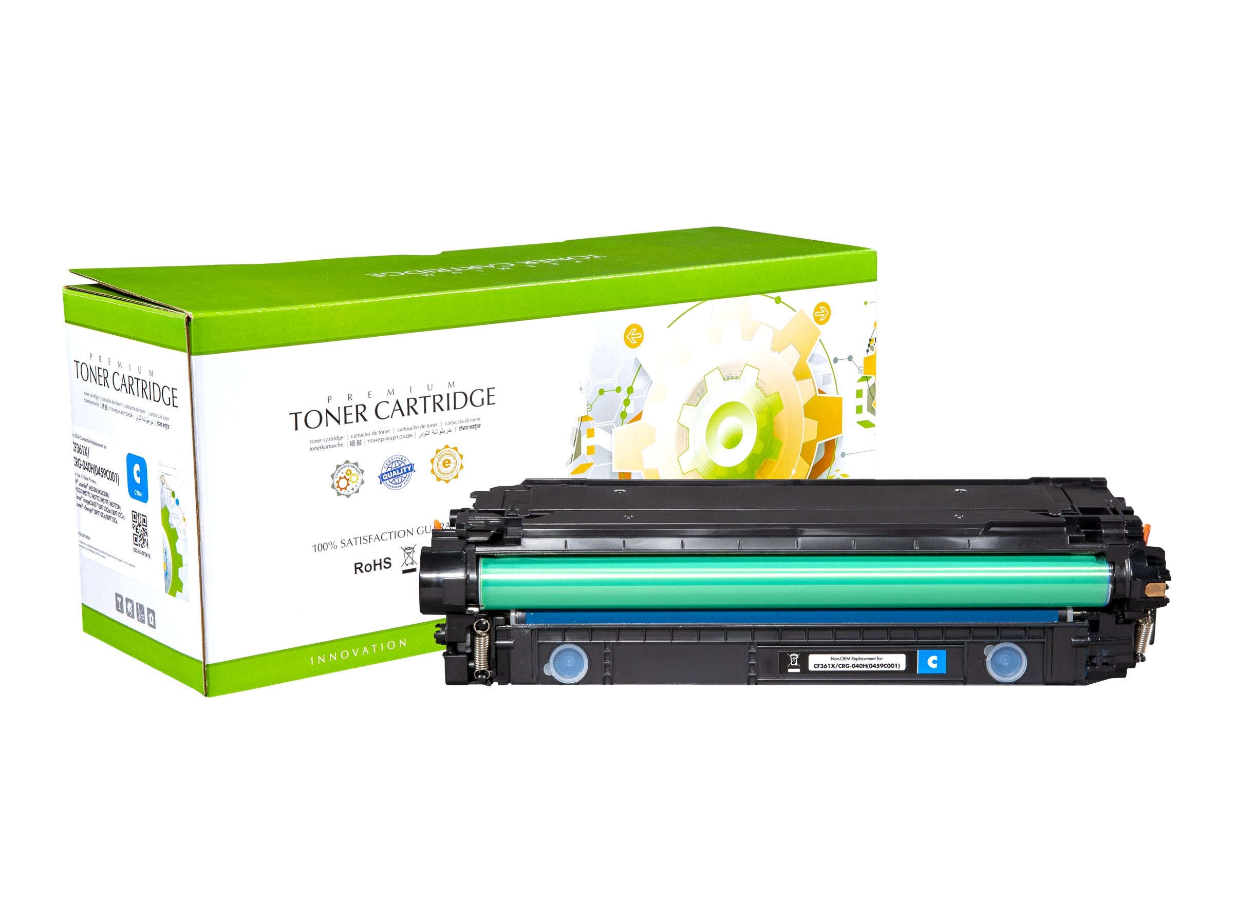 STATIC Tonerpatrone HP CF361X cyan High Capacity Vorderansicht