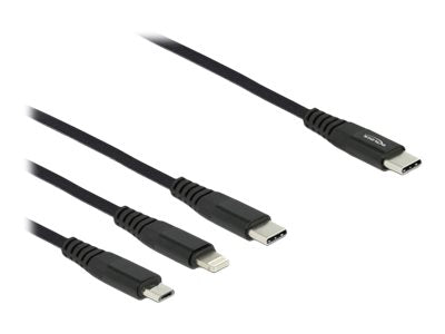 DELOCK USB Ladekabel 3 in 1 Verpackung