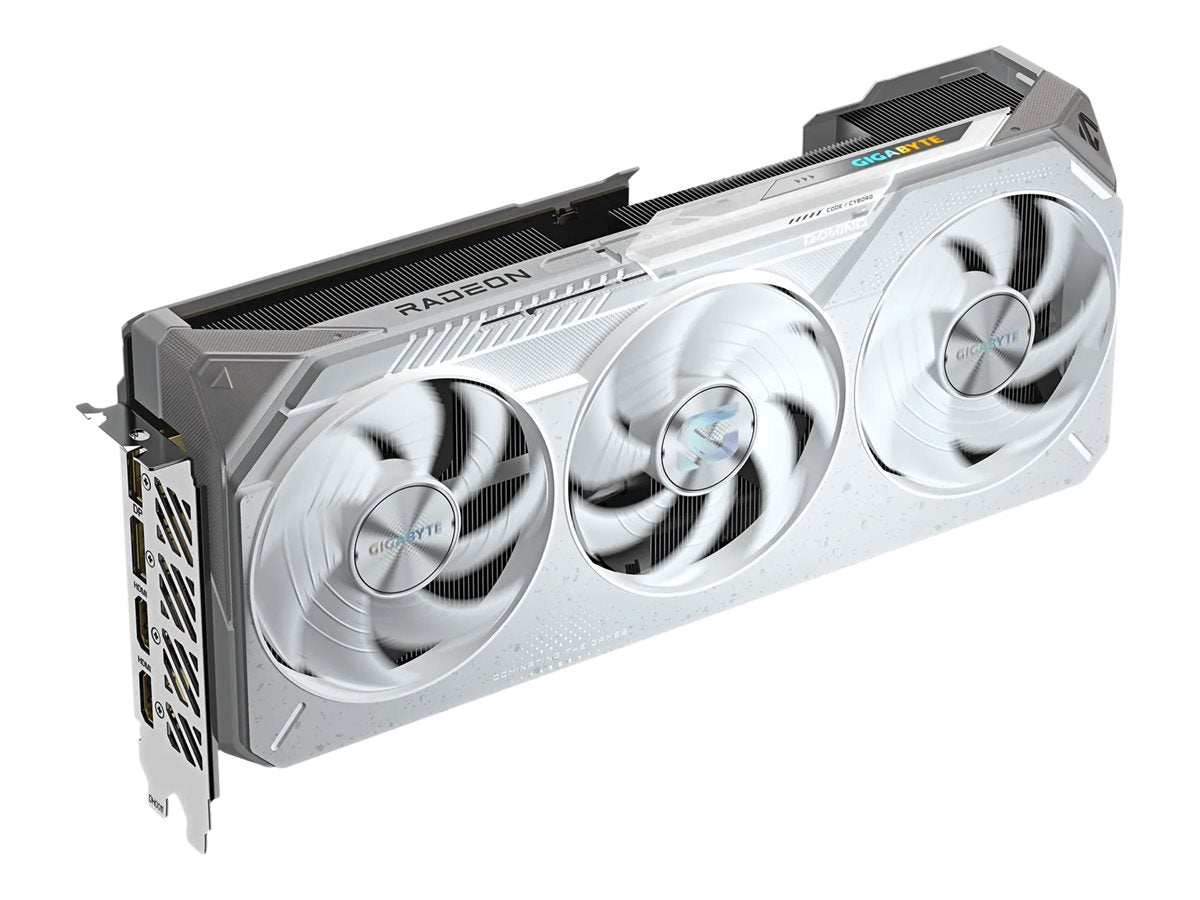 GIGABYTE Radeon RX 9070 XT GAMING OC ICE 16GB GDDR6 - Vorderansicht