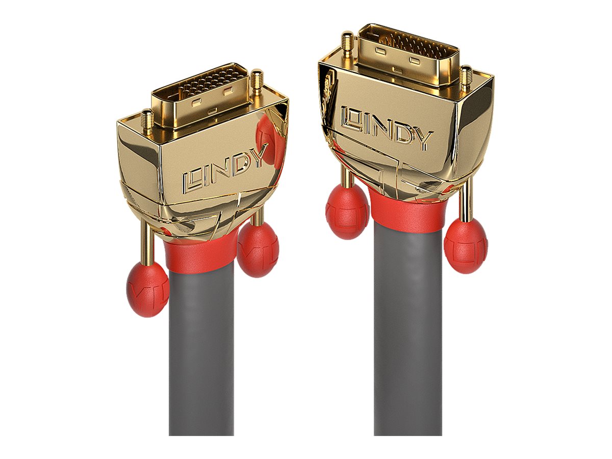 LINDY 15m DVI-D Dual Link Kabel Gold Line - Vorderansicht
