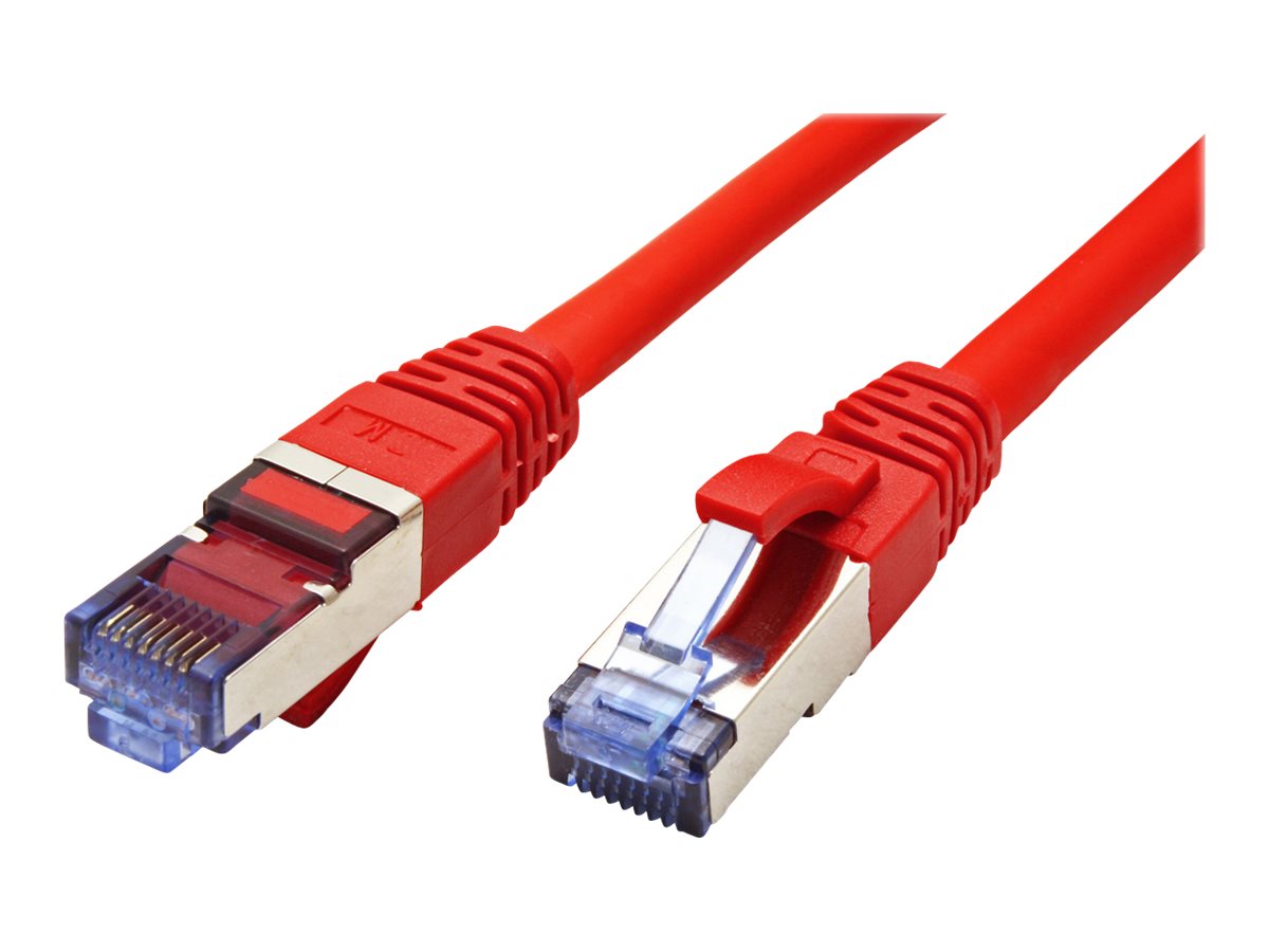 VALUE Patchkabel Kat.6A rot 7m Vorderansicht