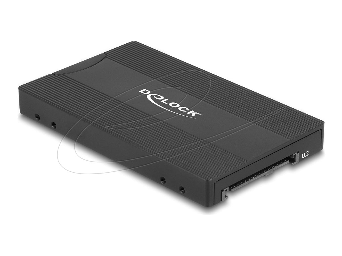 DELOCK Konverter M.2 Key M NVMe SSD zu U.2 oder M.2 Key B SATA SSD zu SATA - Vorderansicht