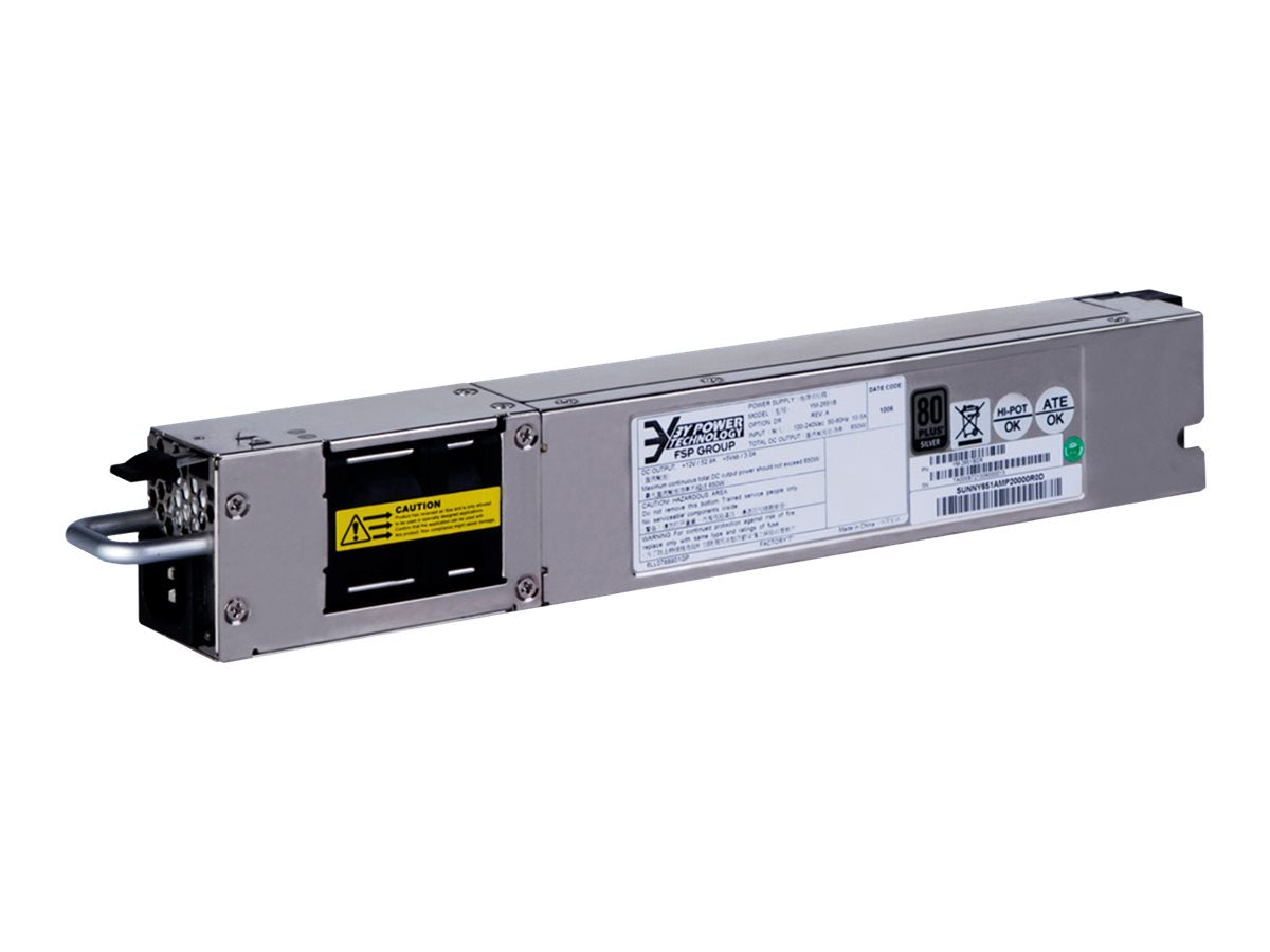 HPE A58x0AF Back Power Side to Front Port Side Airflow 300W AC Power Supply Vorderansicht