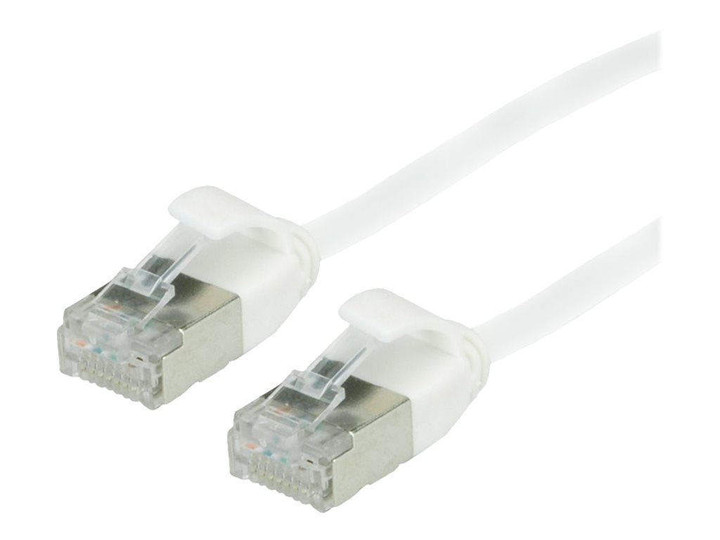 ROLINE GREEN U/FTP Patchkabel Kat.6A Class EA LSOH slim weiss 0,5m Detailansicht