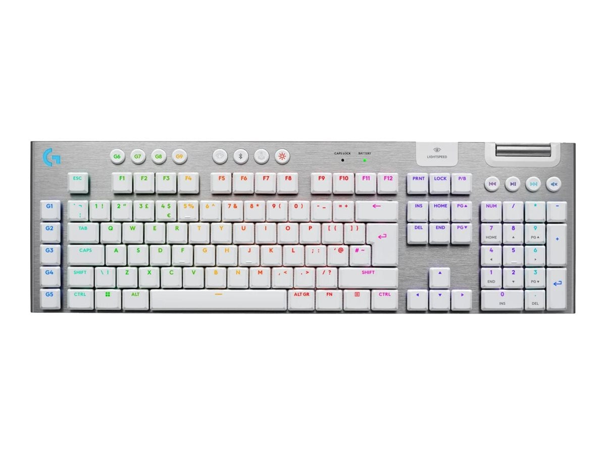LOGITECH G915 X LIGHTSPEED Wireless Gaming Keyboard White (UK)