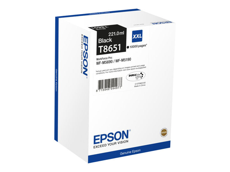 EPSON 6LB Ink Black 10K T865140 Verpackung