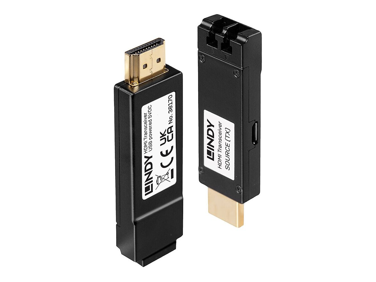 LINDY HDMI Extender 4K LWL 300m - Vorderansicht