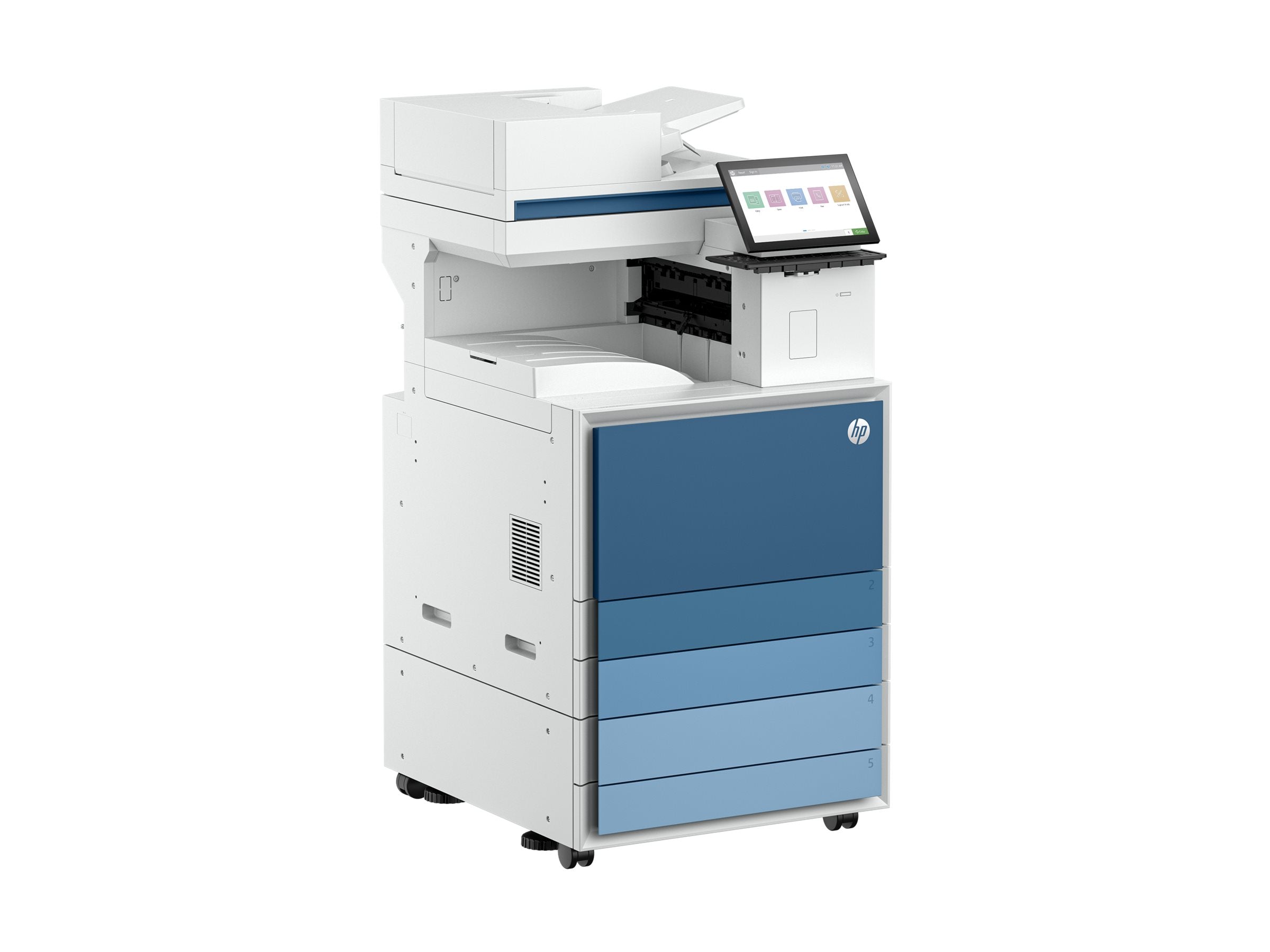 HP Mono LaserJet Enterprise Flow MFP 8601z Seitenansicht