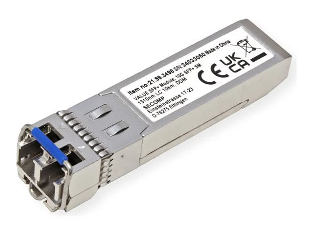 VALUE SFP+ Modul MiniGBIC LR/LC 10GbE Single Mode 1310nm max. 10km - Vorderansicht