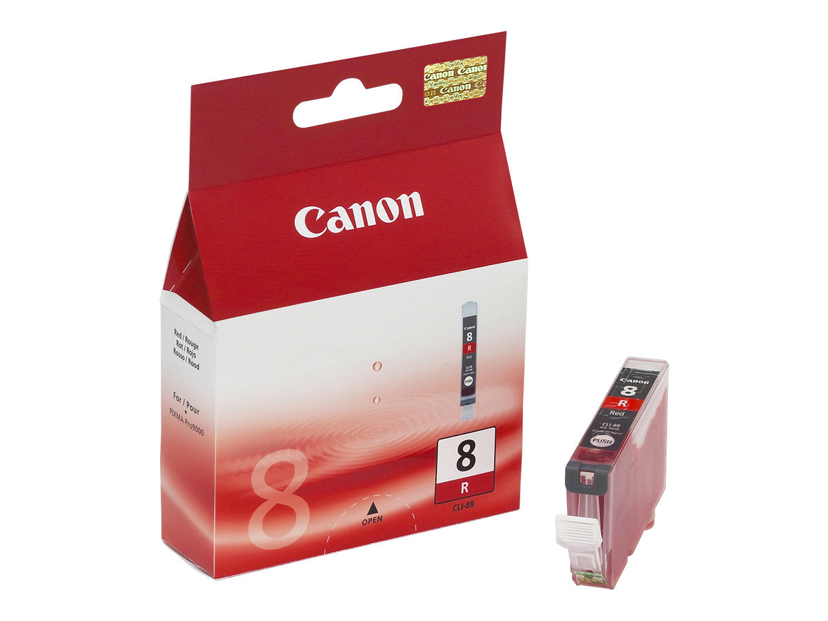 CANON CLI-8R Tinte rot Vorderansicht