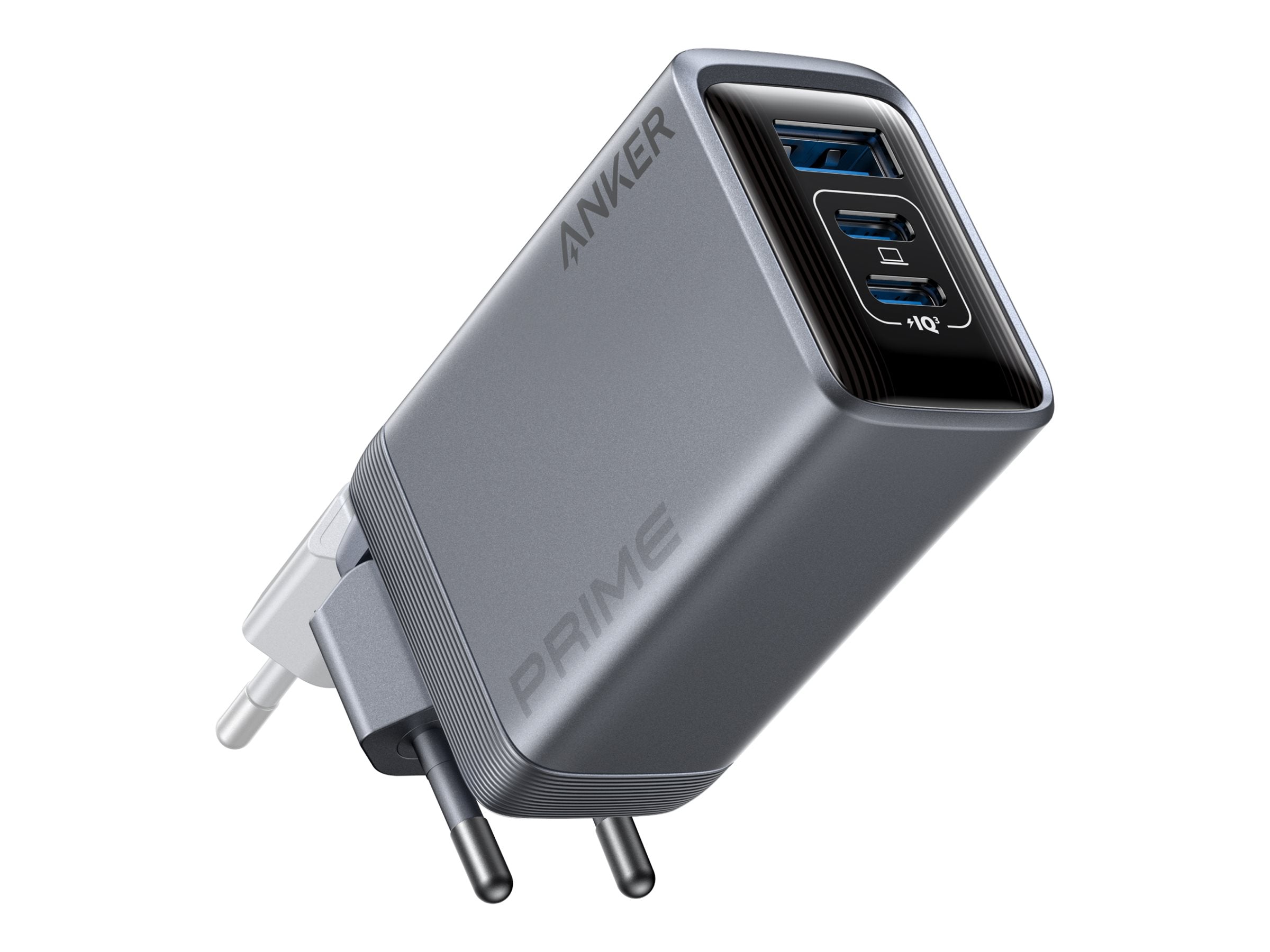 ANKER Prime Charger 100W Ladegerät 3 Ports GaN 1x USB-A 2x USB-C schwarz