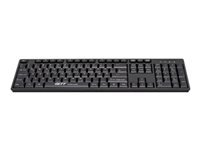 GETT GCQ CleanType Easy Basic Tastatur mit Kunststoffgehaeuse IP 68 NUM-Block 105 Tasten USB Farbe: schwarz Layout: US