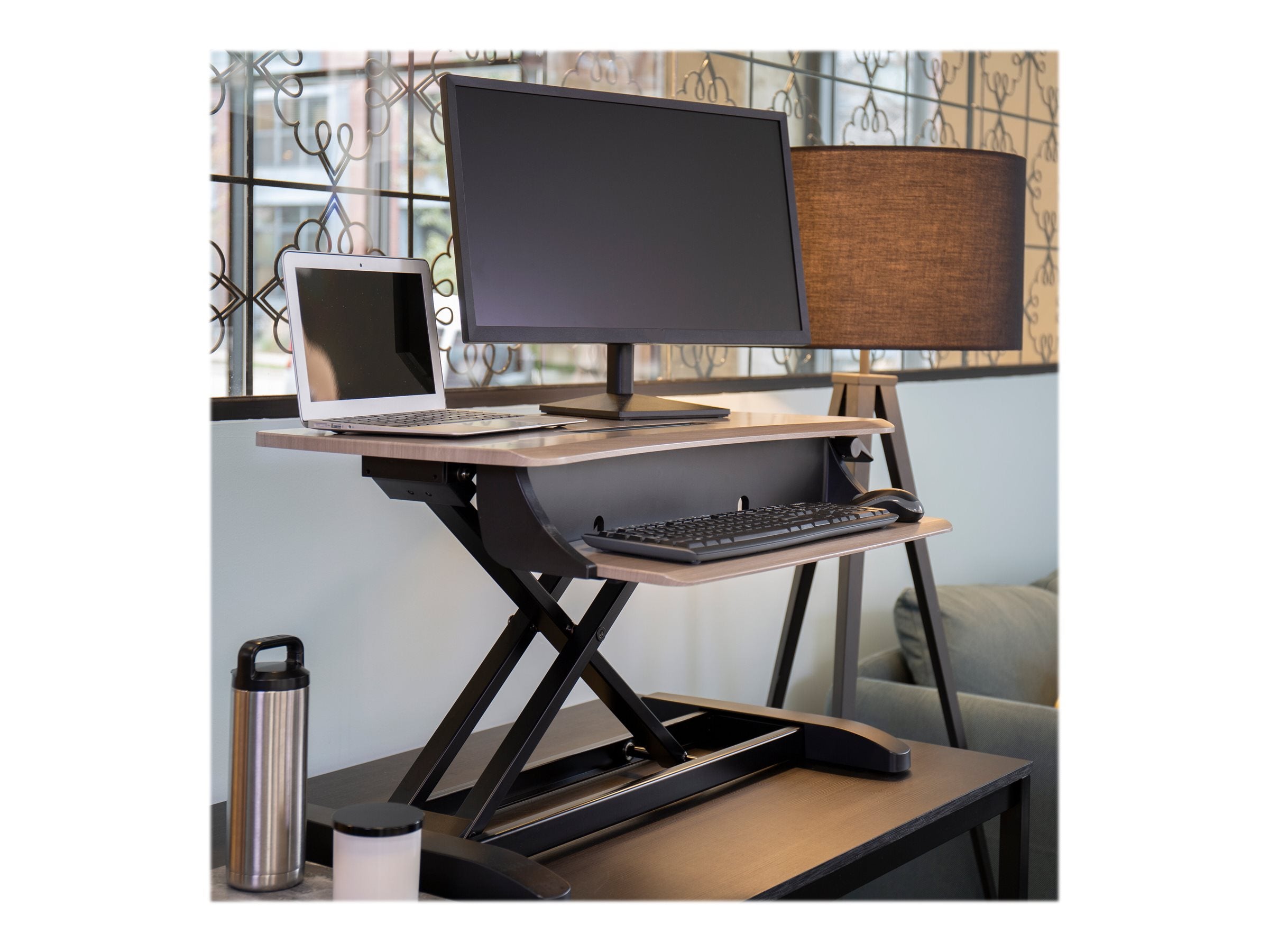 Seitenansicht des ERGOTRON WorkFit-Z Mini Sit-Stand Desktop