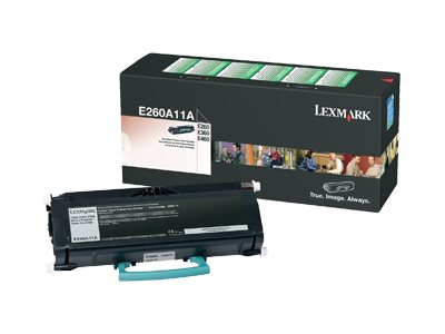LEXMARK E260 E360 E460 Toner schwarz Standardkapazität Vorderansicht
