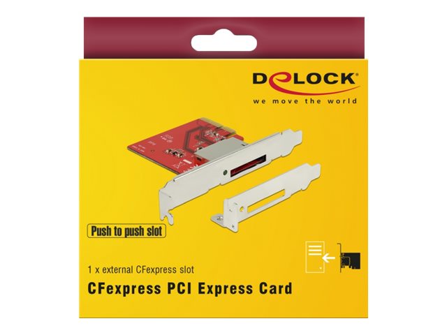 DELOCK PCI Express Karte Anschlussansicht
