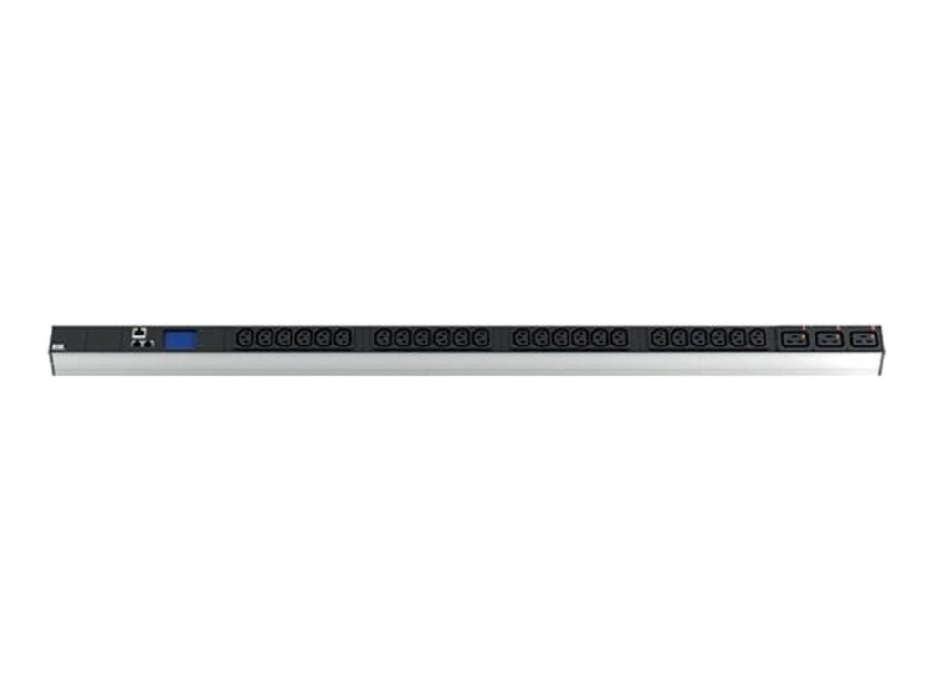 BACHMANN BN2000 ALU 1HE 24xC13 3xC19 CEE 16A 3m Vorderansicht