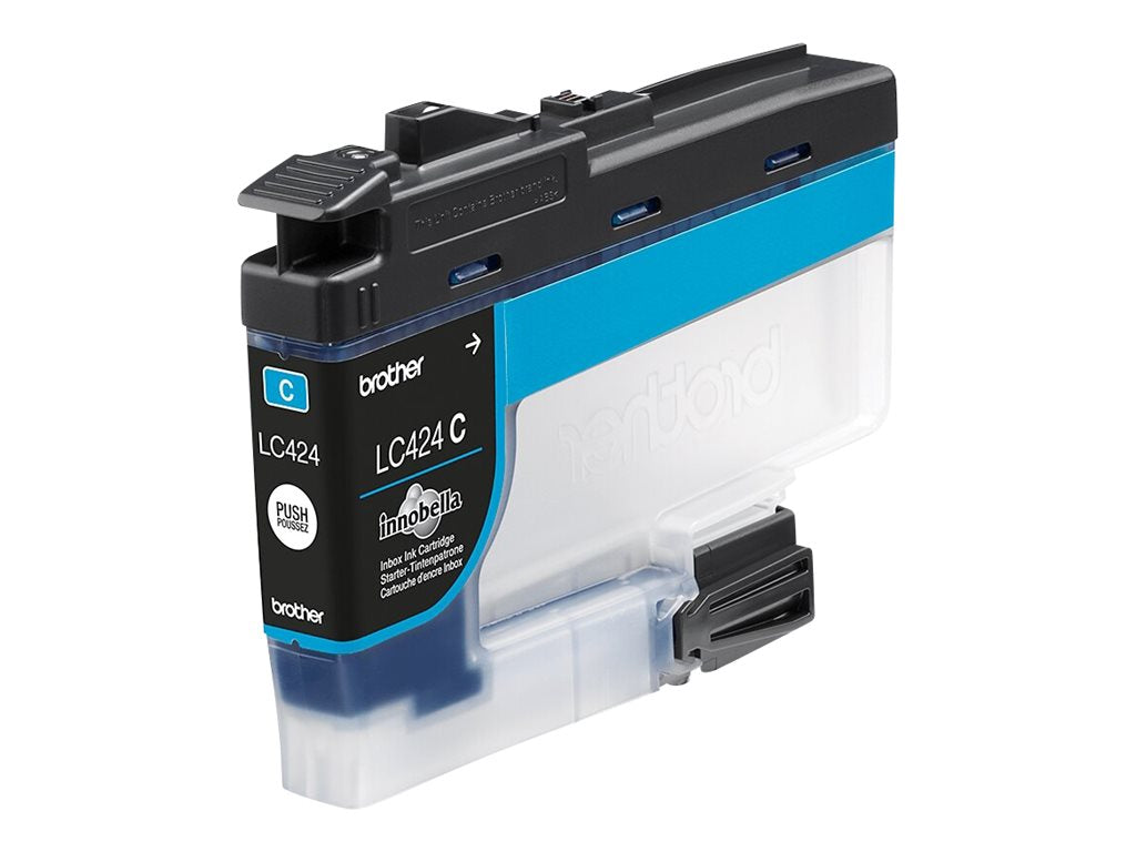 BROTHER LC424C Tintenpatrone Seitenansicht