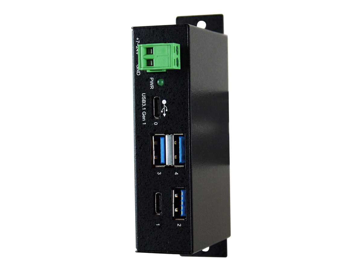 EXSYS EX-1195HMS 4 Port USB 3.2 Gen1 HUB Vorderansicht