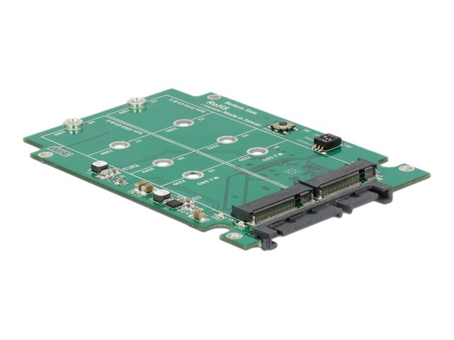 DELOCK Konverter SATA 22 Pin > 2x M.2 NGFF 2.5Z mit RAID - Verpackung