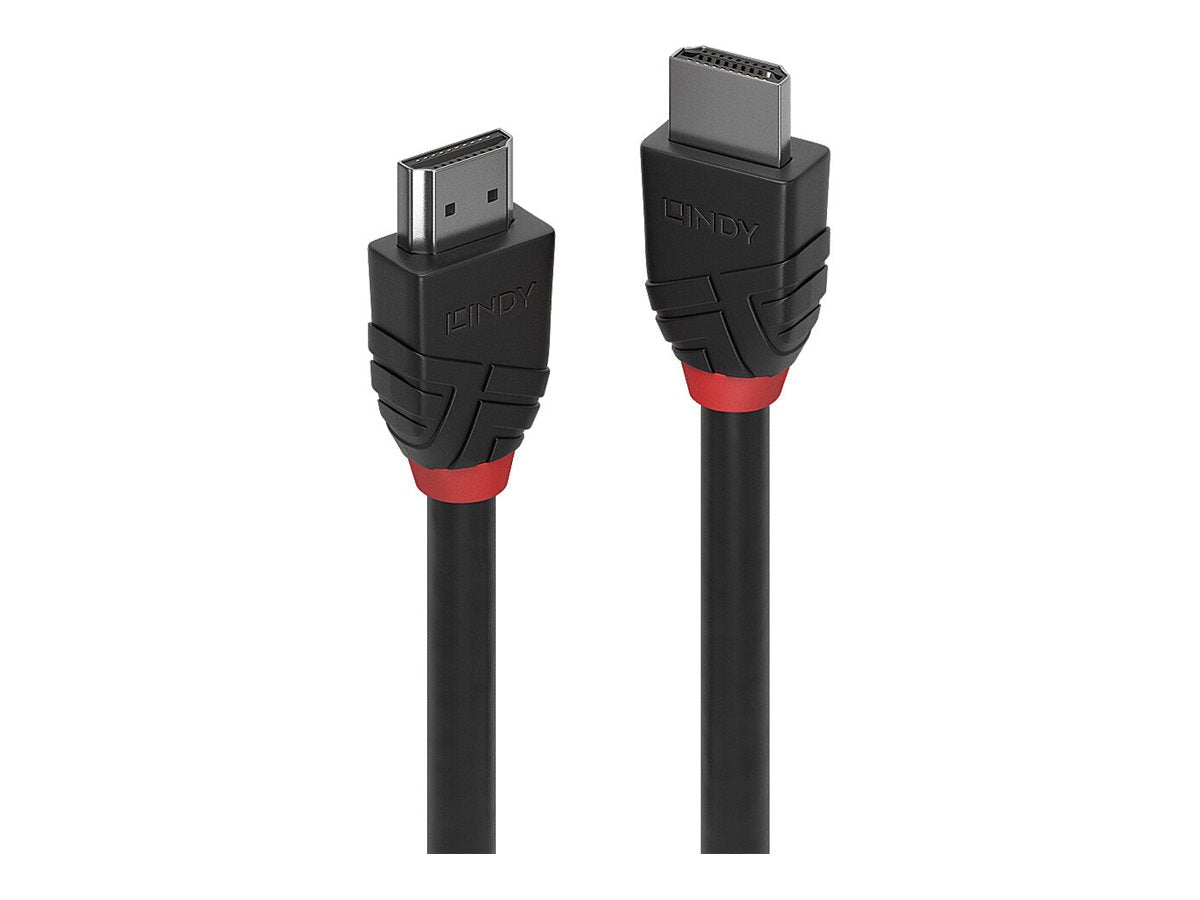 LINDY 7,5m 8K60Hz HDMI-Kabel Black Line - Vorderansicht