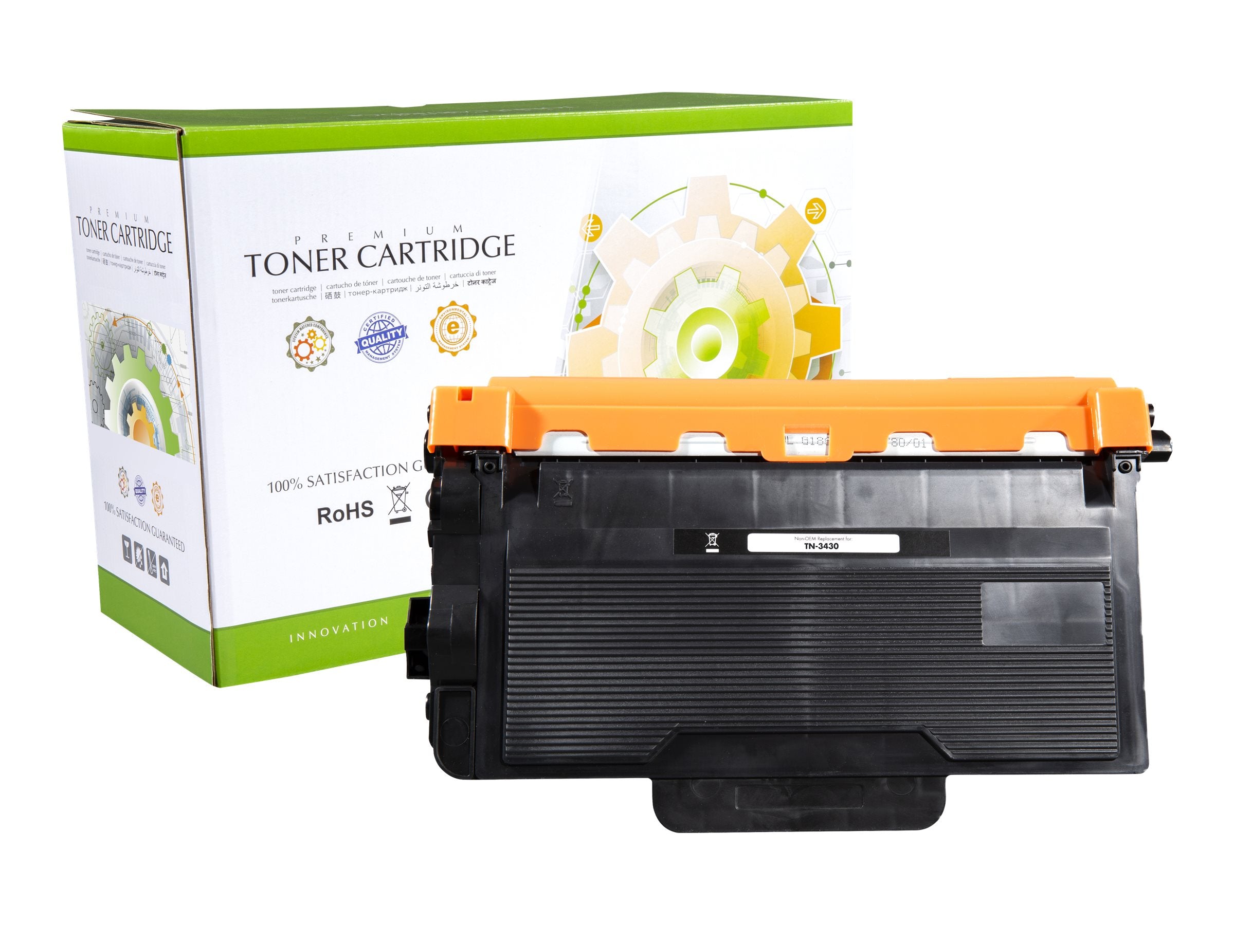 STATIC Toner cartridge Brother TN-3430BK schwarz - Vorderansicht