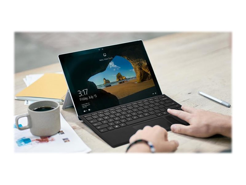 Detailansicht der Tasten der MICROSOFT Surface Pro Signa TypeCover FPR