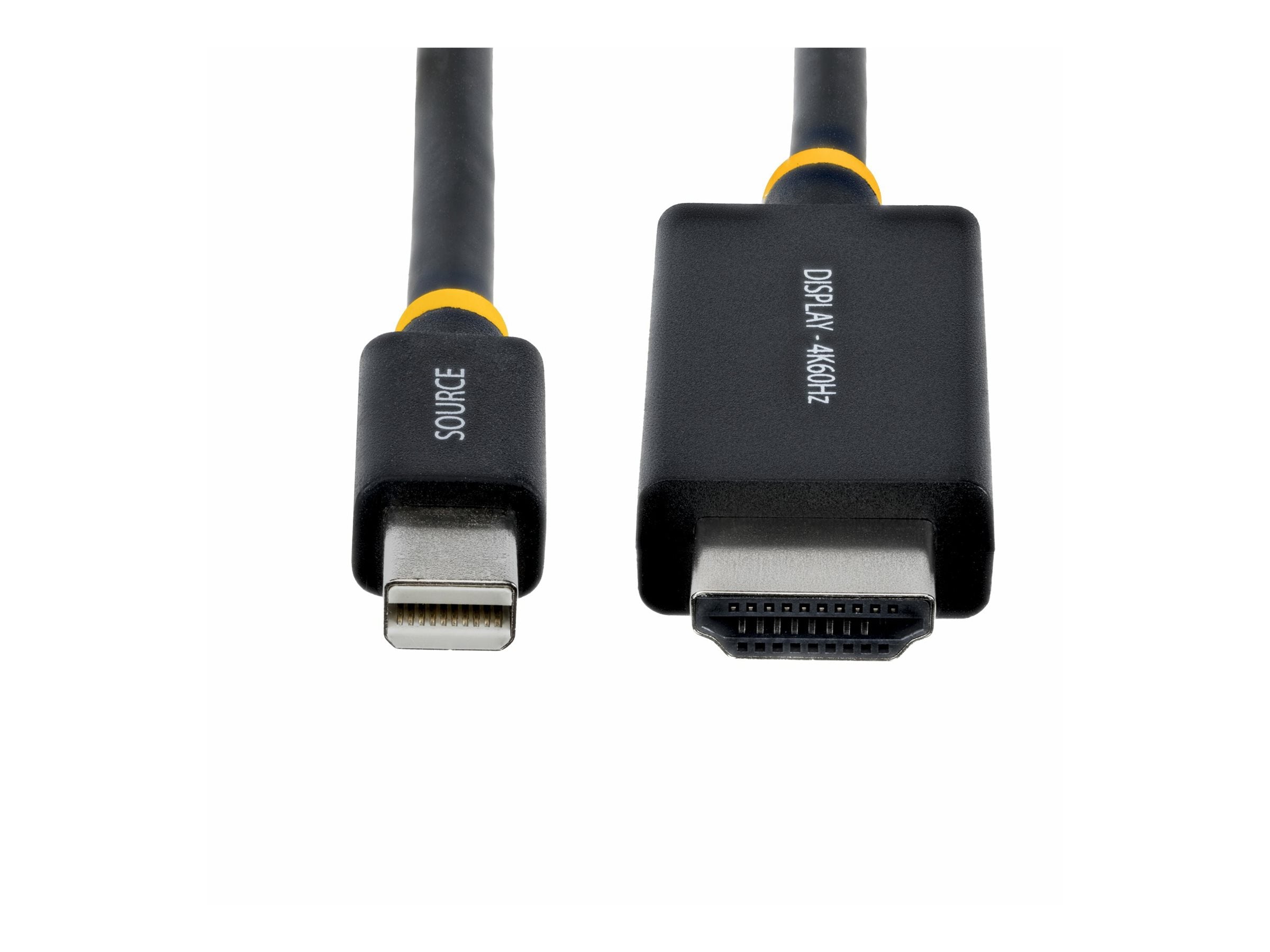 STARTECH.COM 2m Mini DisplayPort zu HDMI Adapterkabel 4K 60Hz mit HBR3 HDCP 2.3 und DPCP MDP zu HDMI 2.0 Kabel aktiver Video Convert