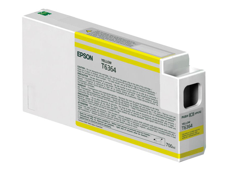 EPSON 5LB T6364 Tintenpatrone Gelb - Vorderansicht