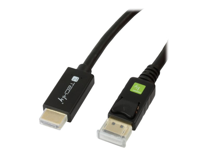 EFB TECHLY Konverterkabel DisplayPort 1.2 auf HDMI schwarz 3m - Verpackung