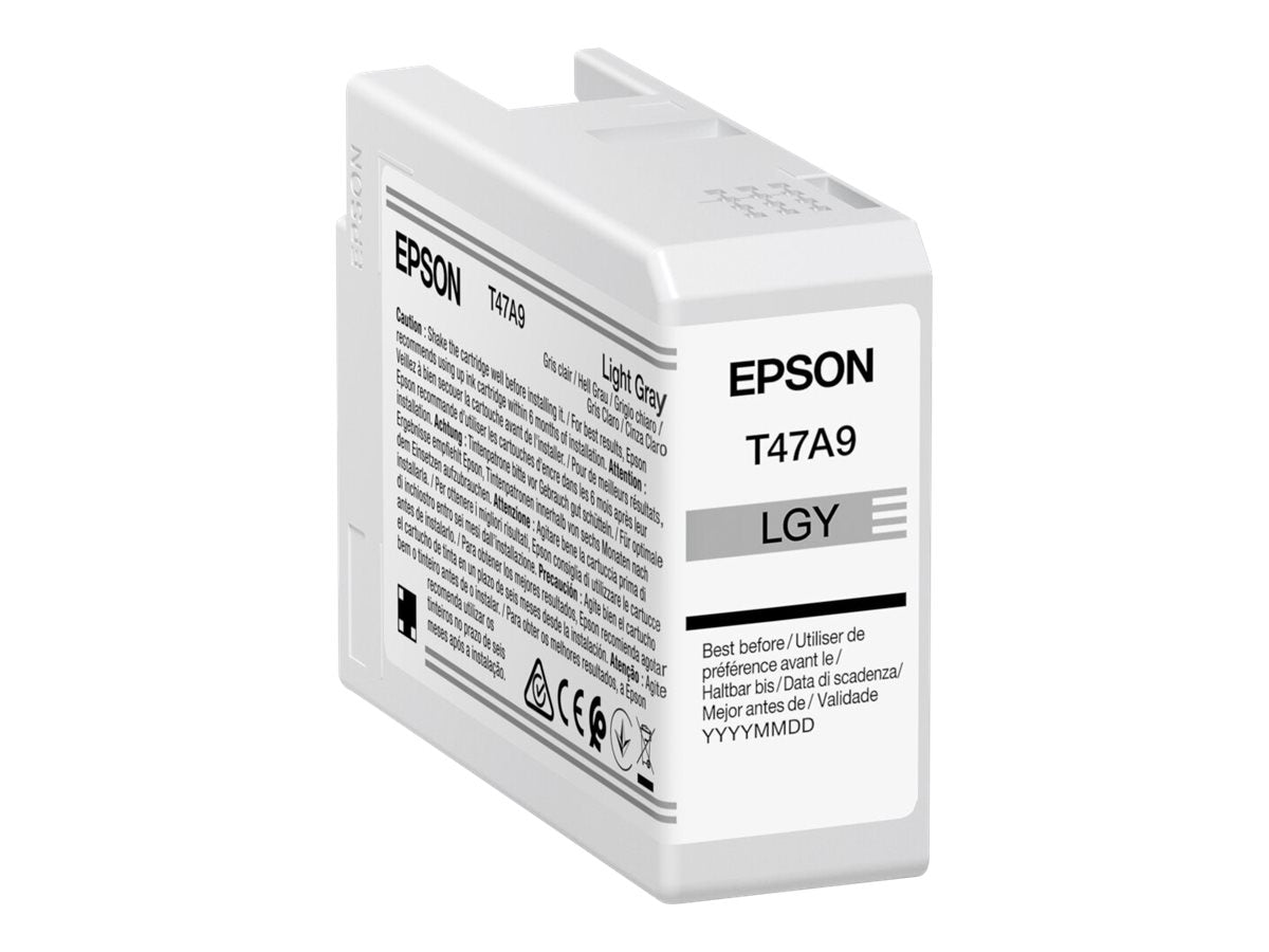 EPSON 1LB Singlepack Light Gray T47A9 UltraChrome Pro 10 ink 50ml Vorderansicht