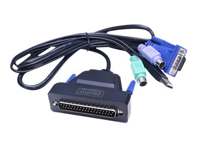 DIGITUS KVM-Modul Einzelport Vorderansicht