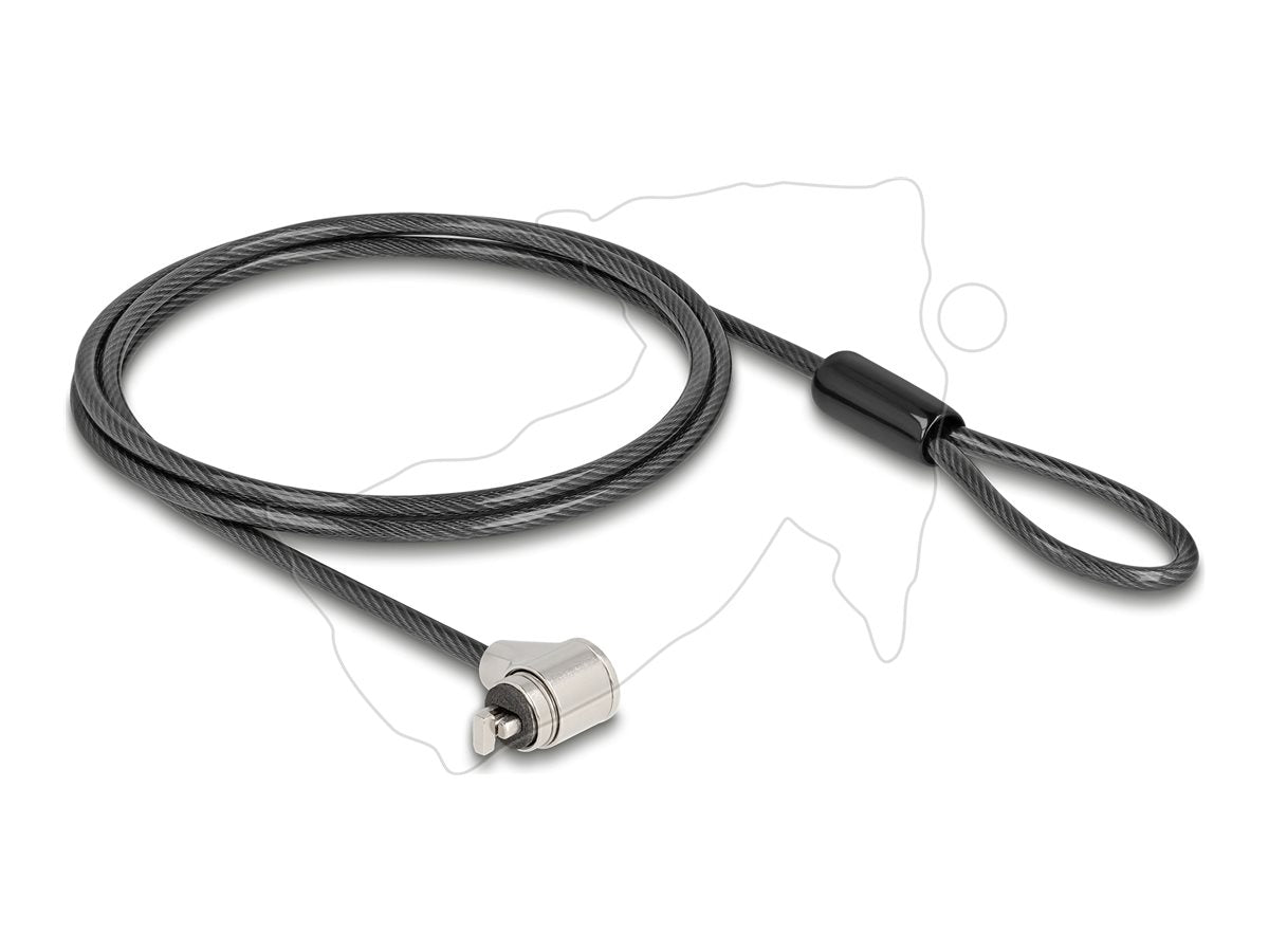 NAVILOCK Laptop Schloss mit Schlussel fur Standard Kensington Slot - kurzer Verriegelungskopf