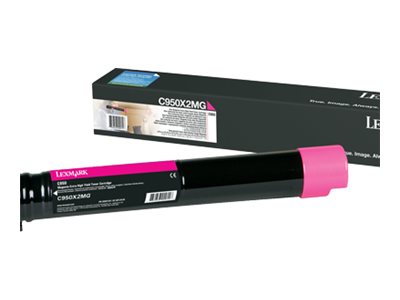 LEXMARK C950 Toner magenta Seitenansicht