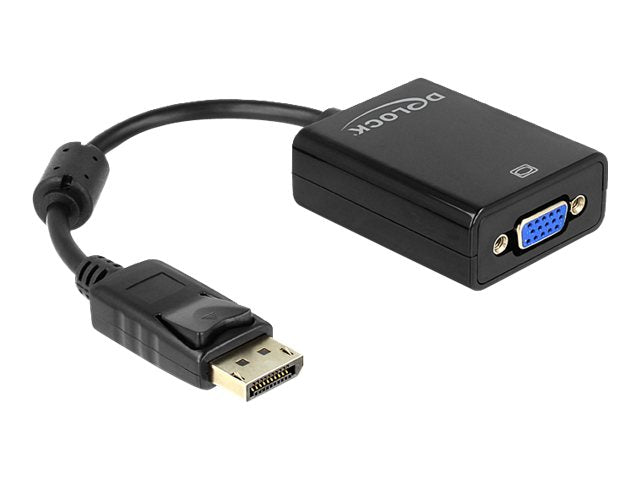 DELOCK Adapter DP-St > VGA-Bu 22,5cm black - Verpackung