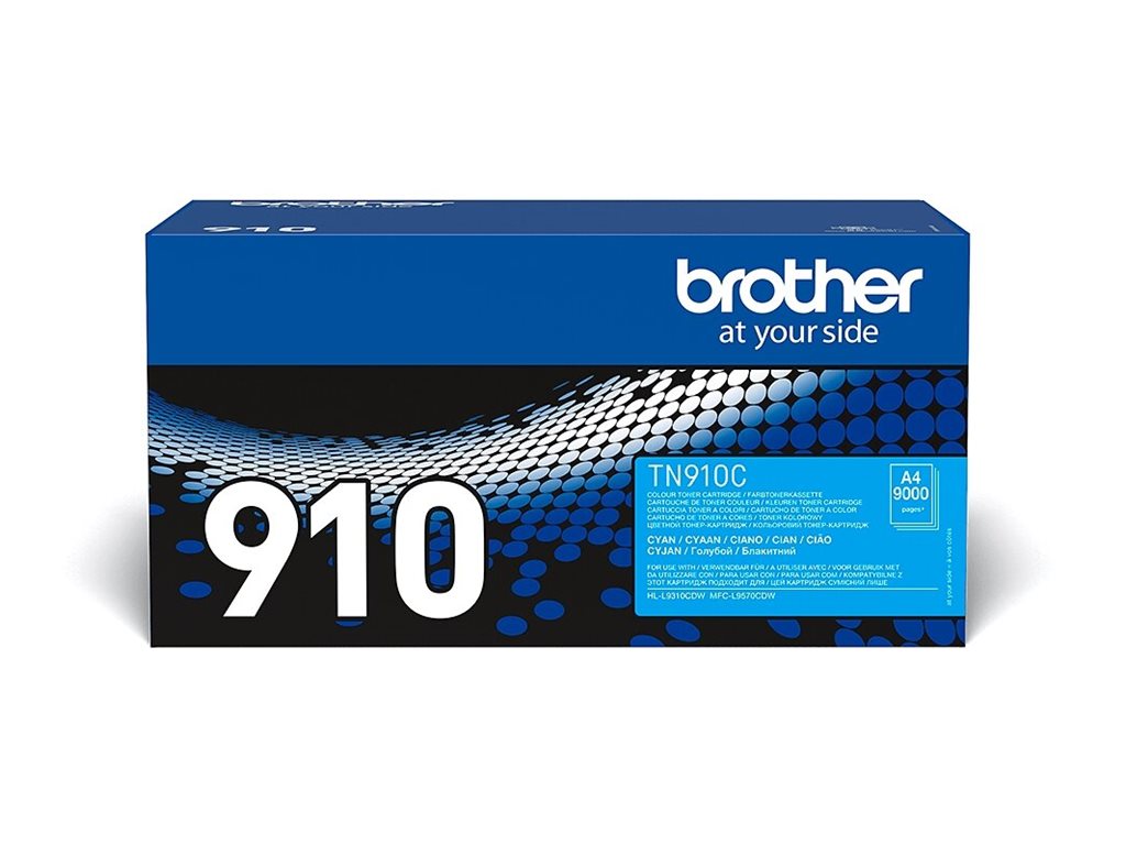 BROTHER TN-910C Tonerkassette Cyan Vorderansicht