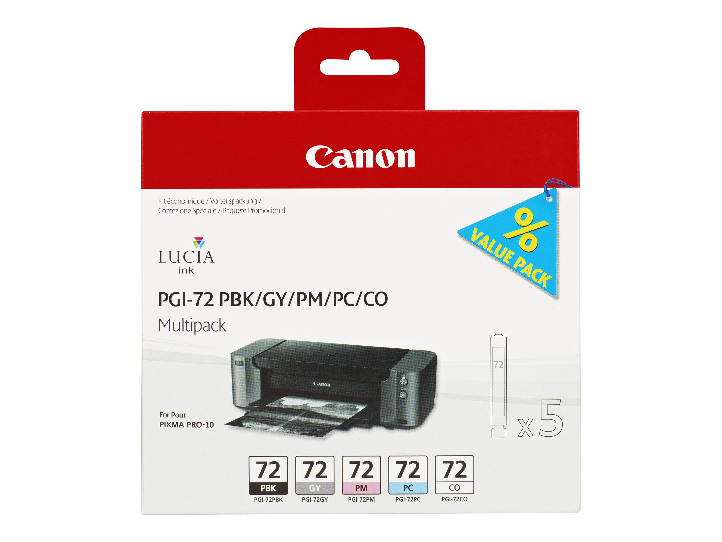 CANON PGI-72 Tinten Multipack Vorderansicht