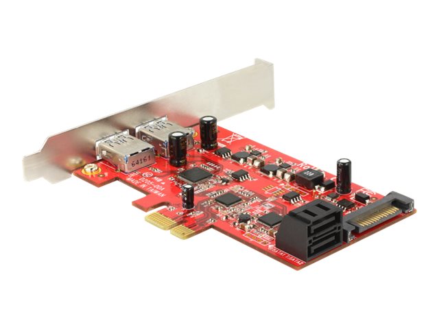 DELOCK PCI Express Karte Vorderansicht