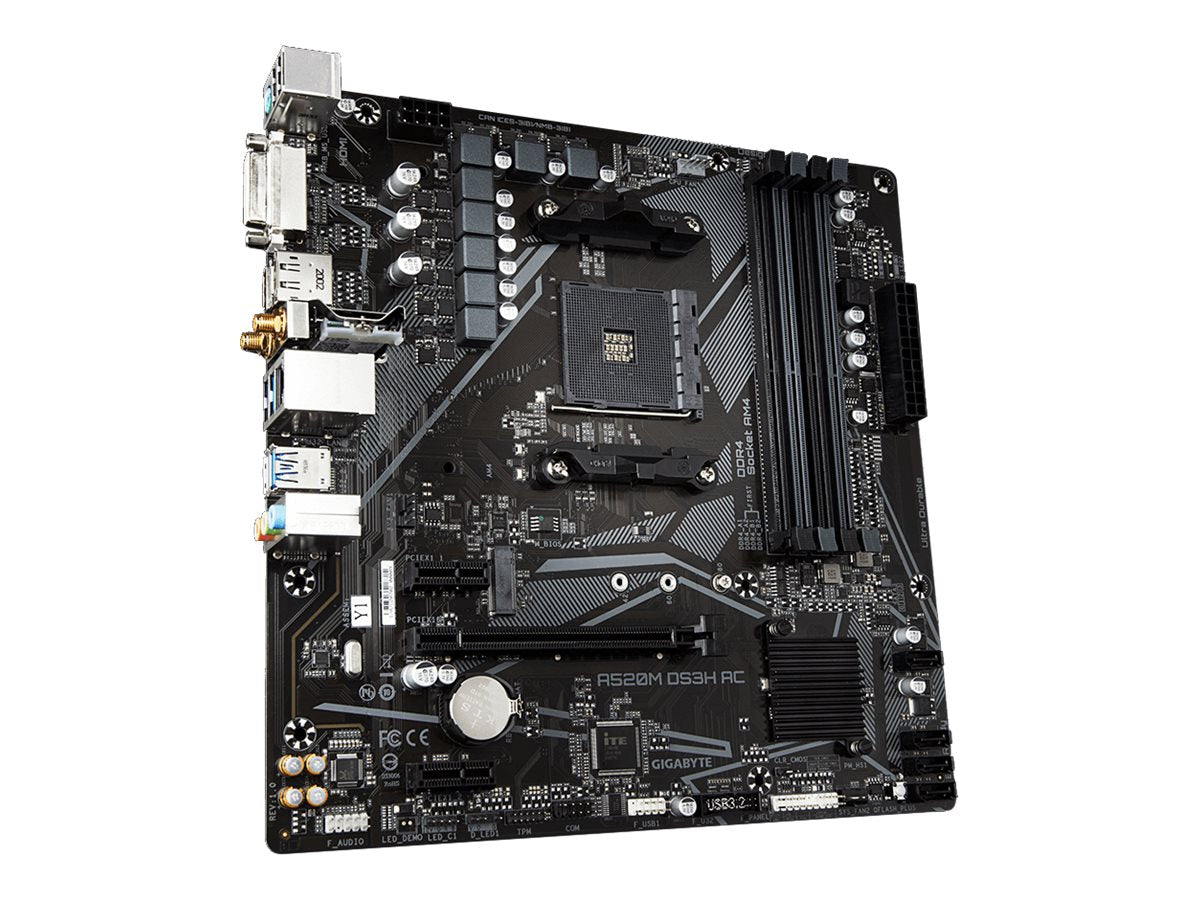 GIGABYTE A520M DS3H AC Motherboard Detailansicht