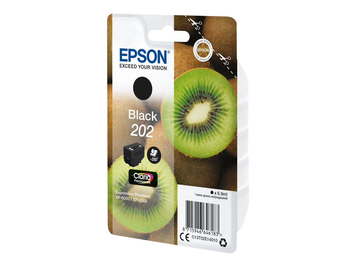 EPSON 4LB Singlepack Black 202 Kiwi Clara Premium Ink - Verpackung