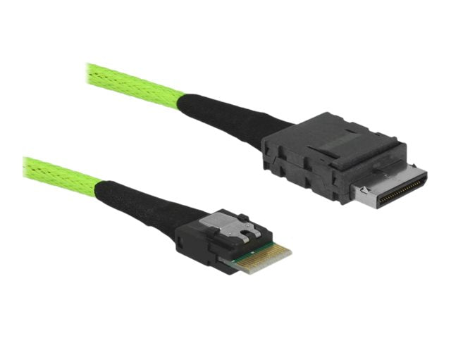 DELOCK OCuLink Kabel PCIe SFF-8611 zu Slim SAS SFF-8654 0,5 m - Vorderansicht