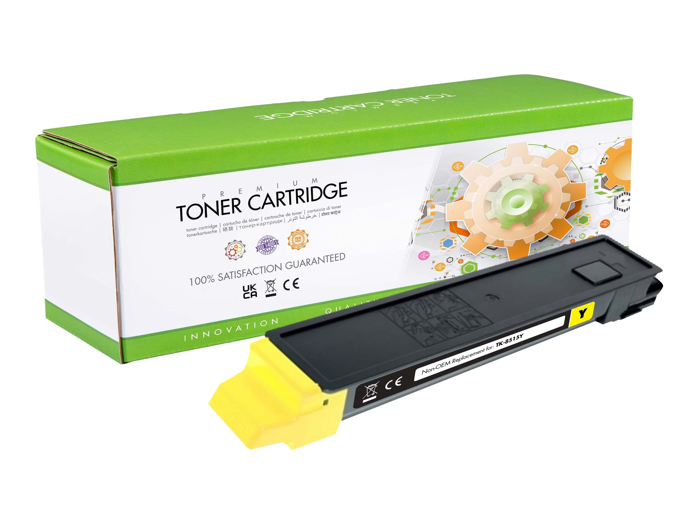 STATIC Tonerpatrone Kyocera TK-8515Y gelb Vorderansicht