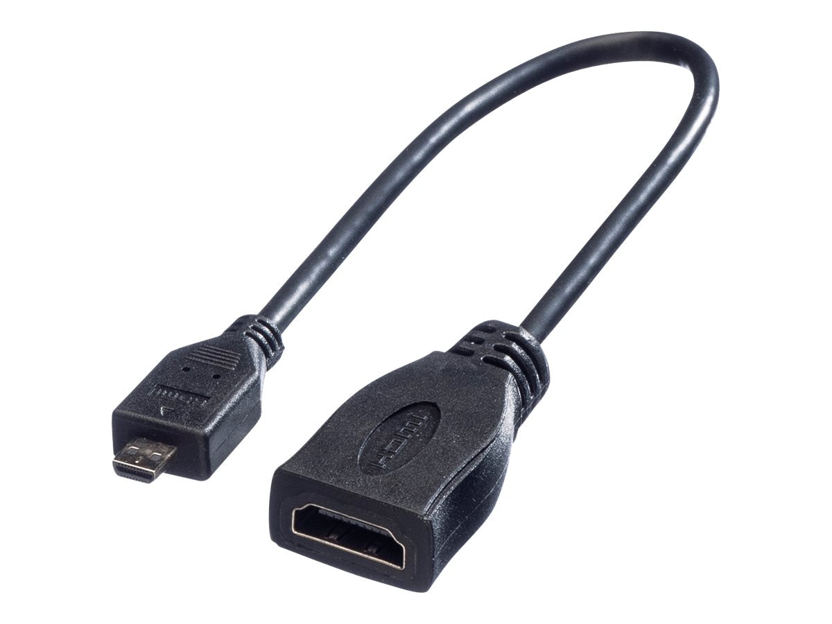 ROLINE HDMI High Speed Kabel mit Ethernet Vorderansicht
