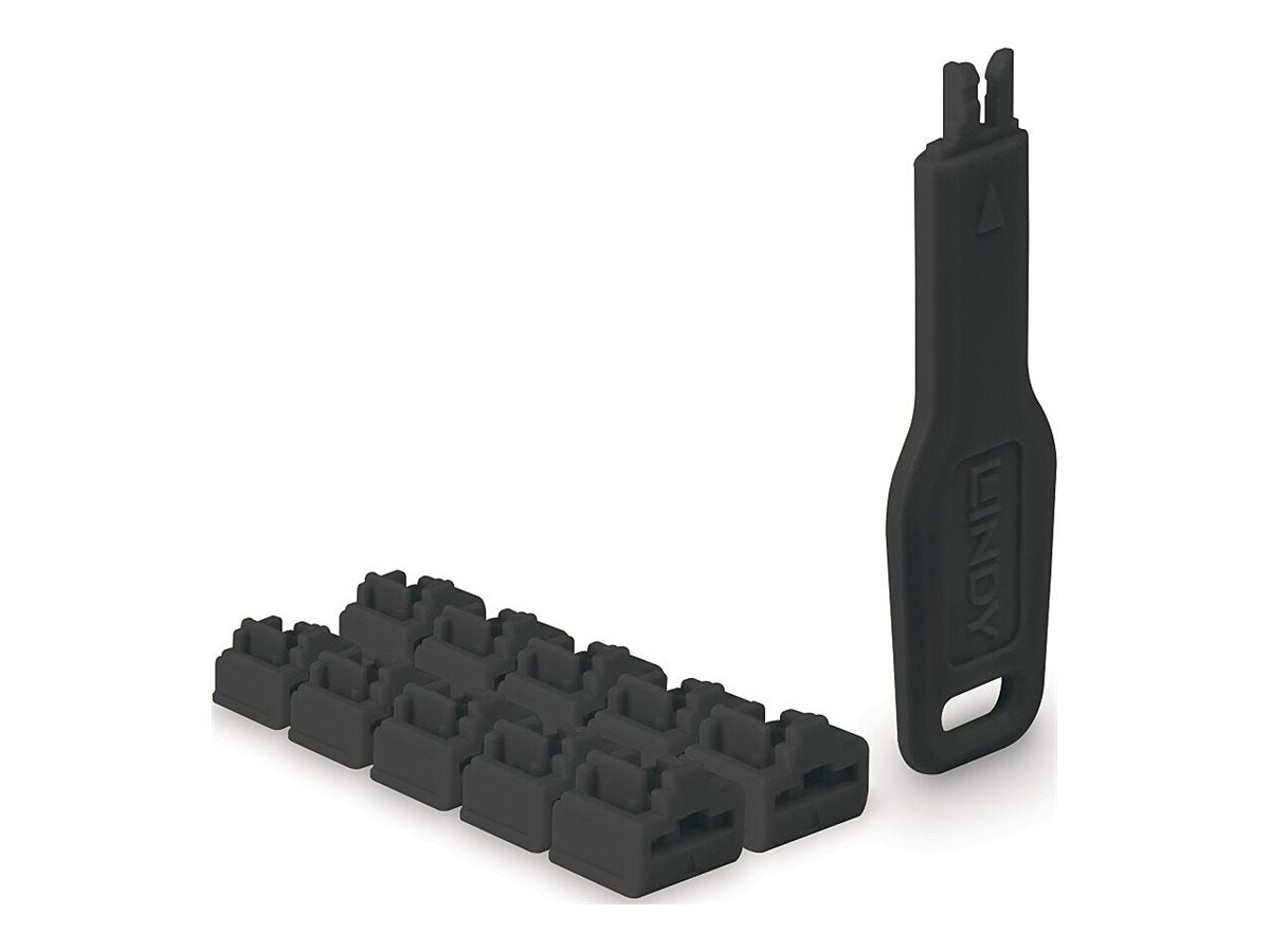 LINDY RJ45 Port Schloss Verpackung
