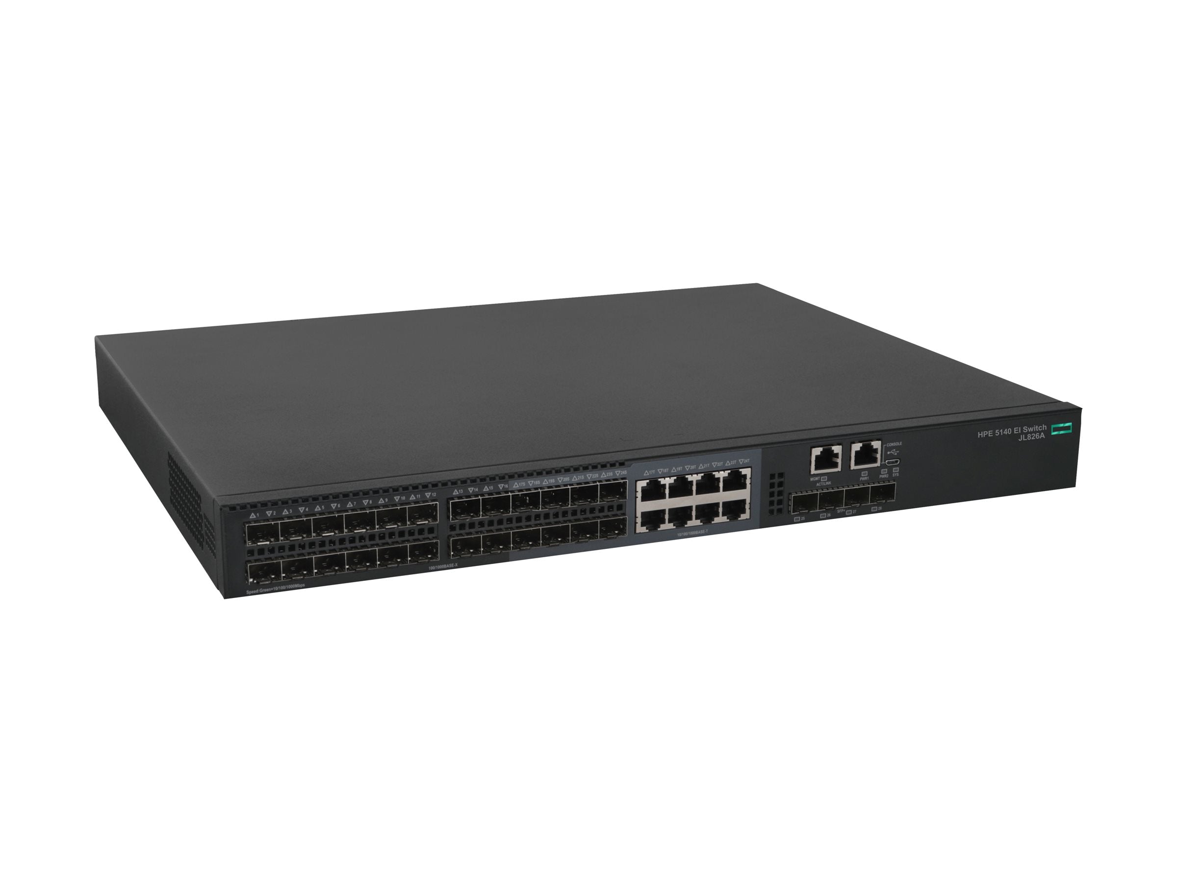 ARUBA HPE FlexNetwork 5140 EI Switch Rückansicht